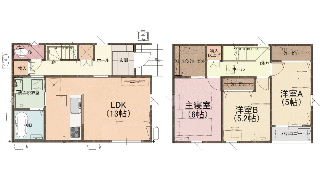古川休塚間取りB