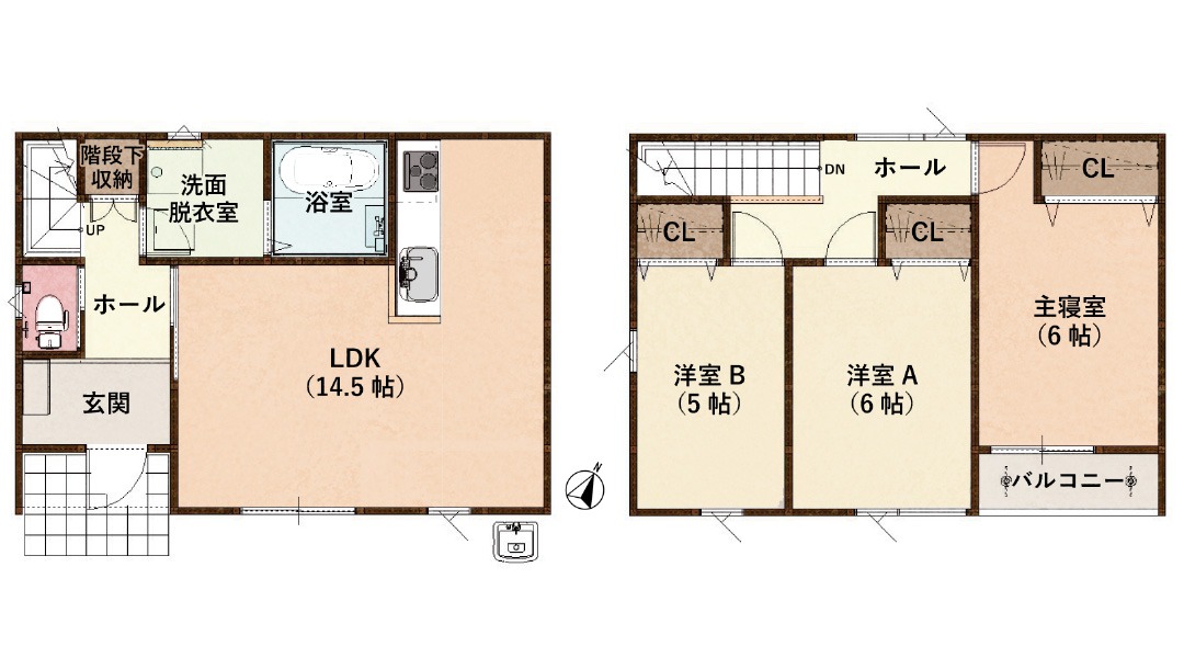 古川諏訪間取りB